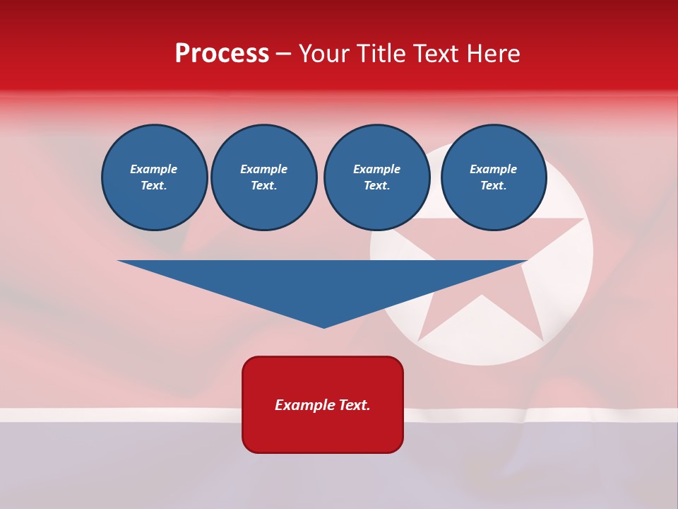 North Korea Weathered Design PowerPoint Template