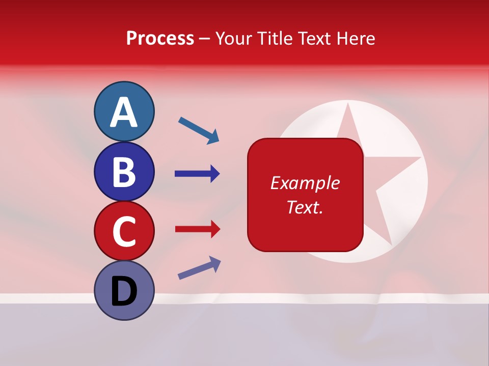 North Korea Weathered Design PowerPoint Template