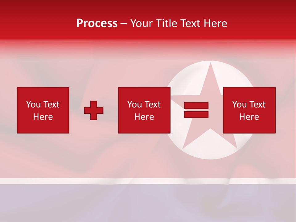 North Korea Weathered Design PowerPoint Template