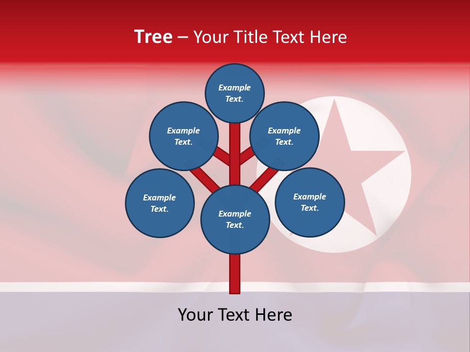 North Korea Weathered Design PowerPoint Template