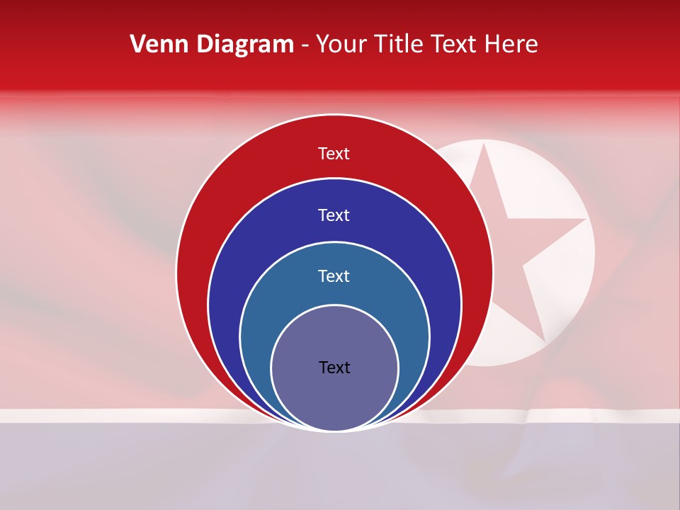 North Korea Weathered Design PowerPoint Template