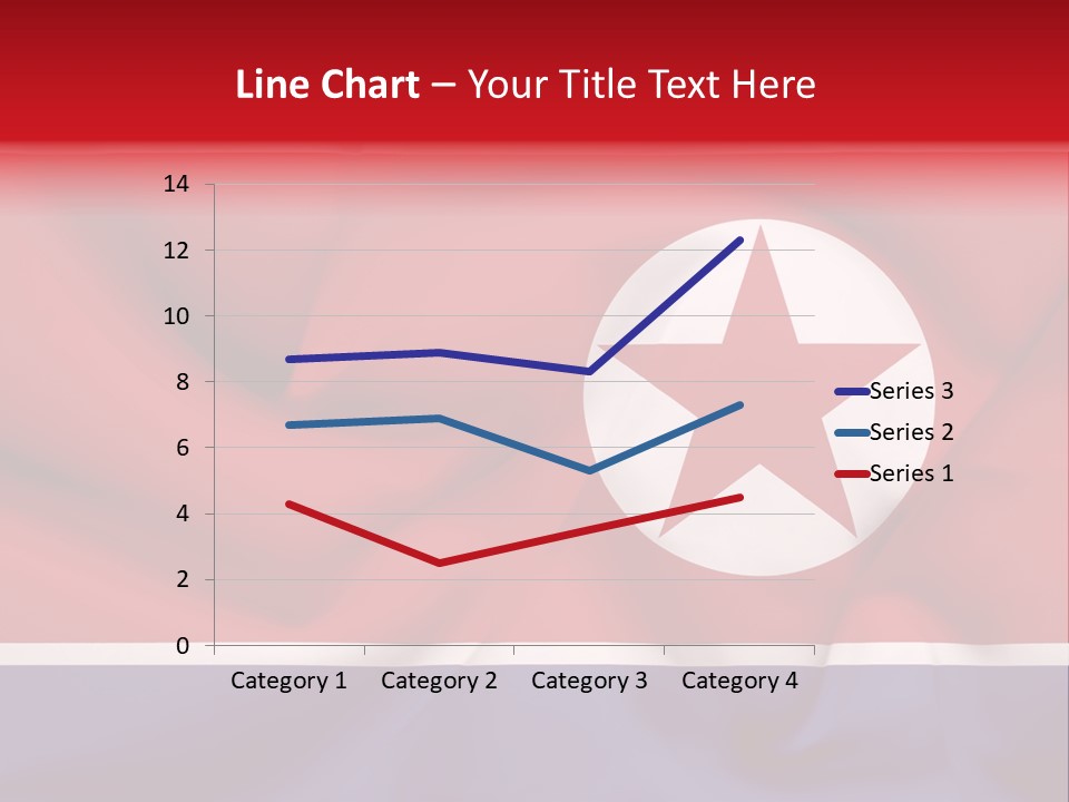 North Korea Weathered Design PowerPoint Template