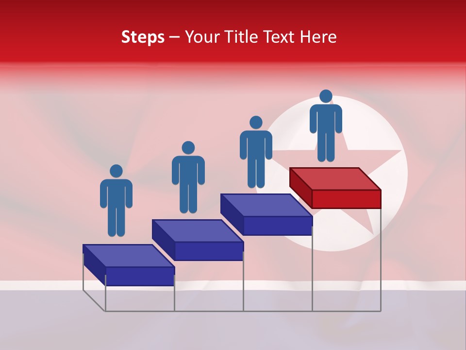 North Korea Weathered Design PowerPoint Template