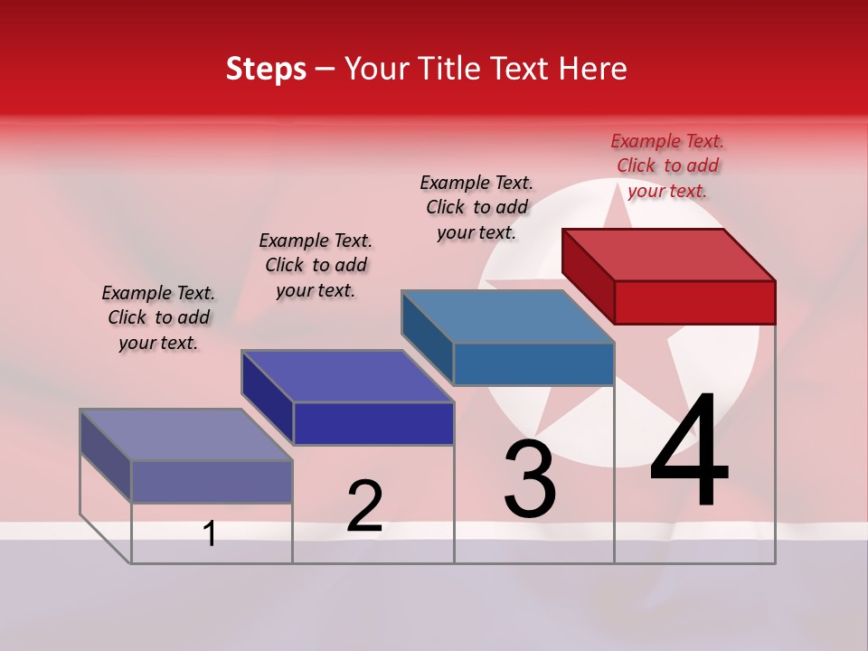 North Korea Weathered Design PowerPoint Template