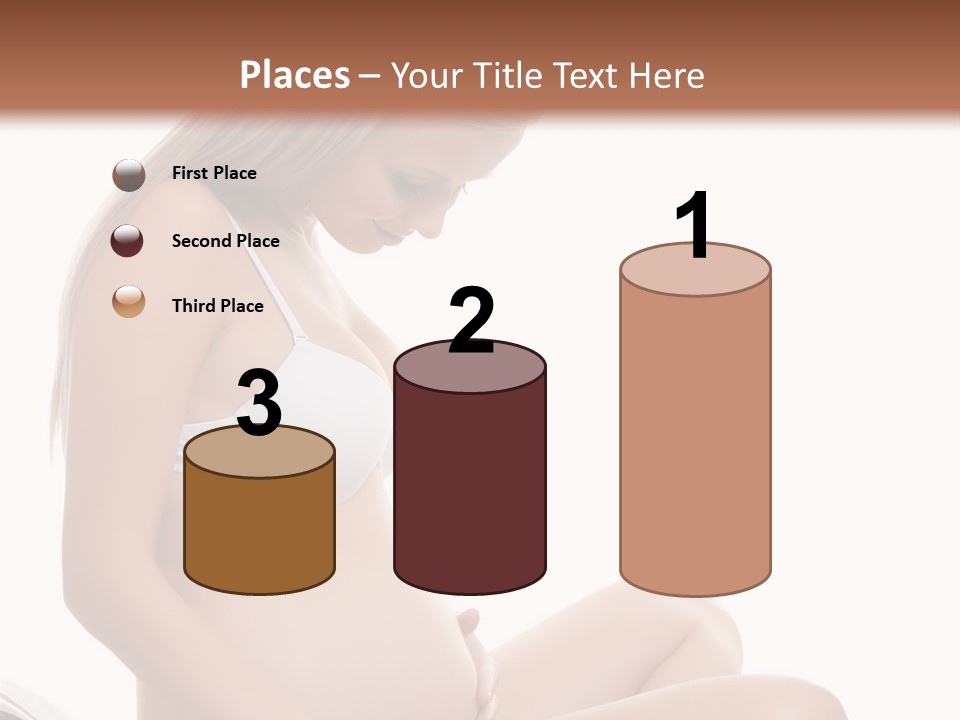 Isolated Awaiting Mother PowerPoint Template