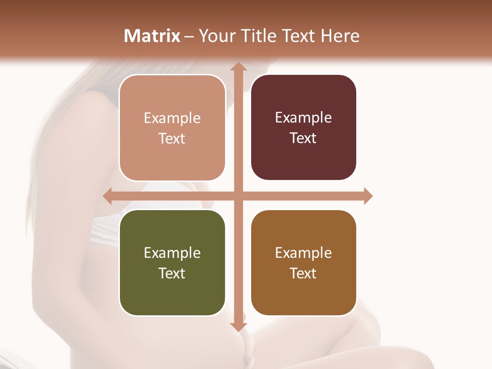 Isolated Awaiting Mother PowerPoint Template