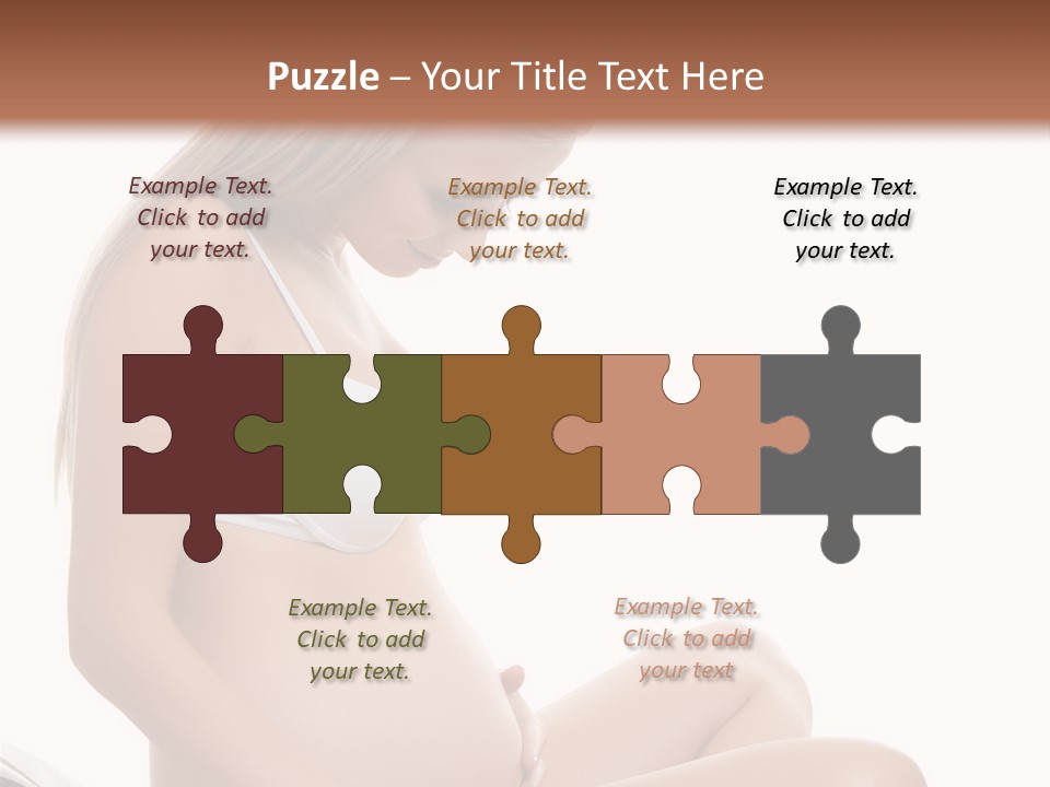 Isolated Awaiting Mother PowerPoint Template