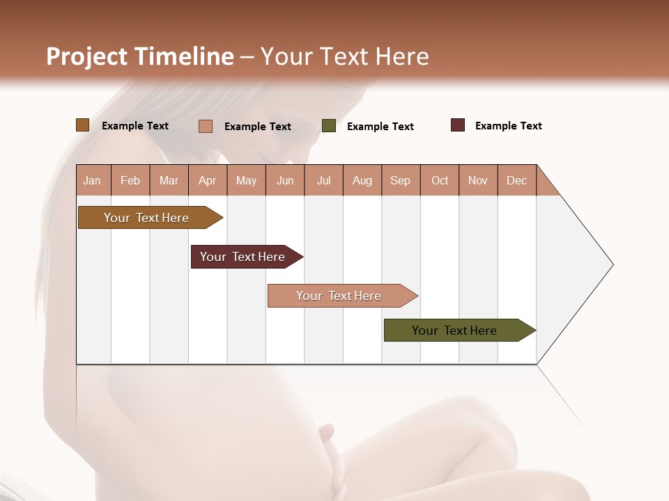 Isolated Awaiting Mother PowerPoint Template