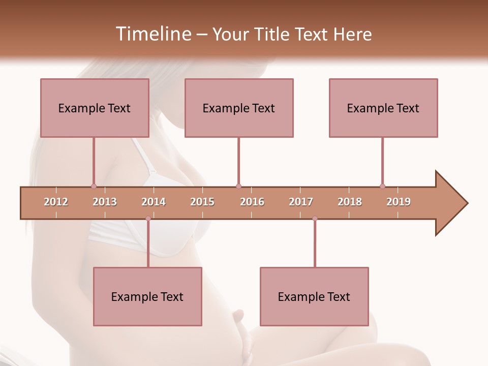 Isolated Awaiting Mother PowerPoint Template