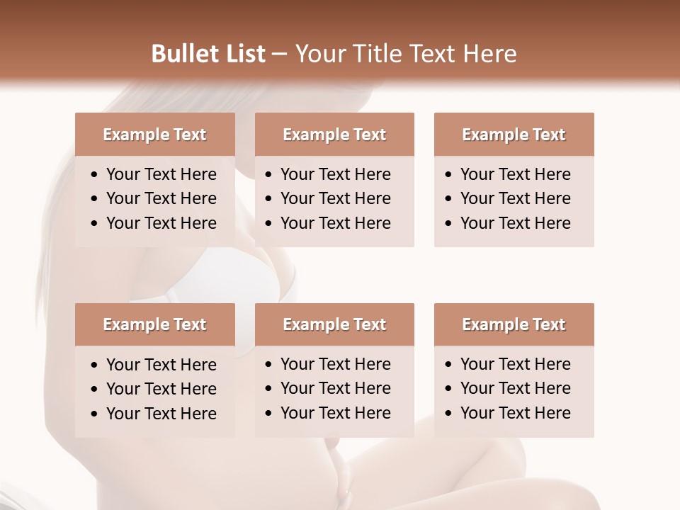 Isolated Awaiting Mother PowerPoint Template