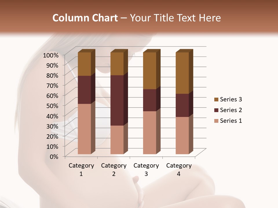 Isolated Awaiting Mother PowerPoint Template