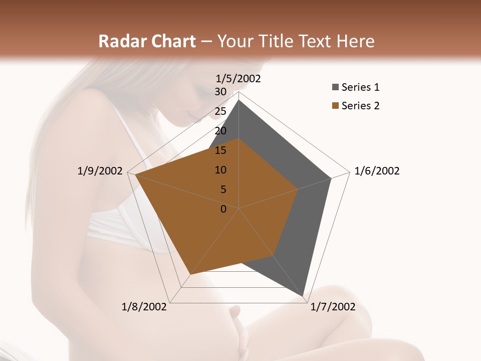 Isolated Awaiting Mother PowerPoint Template