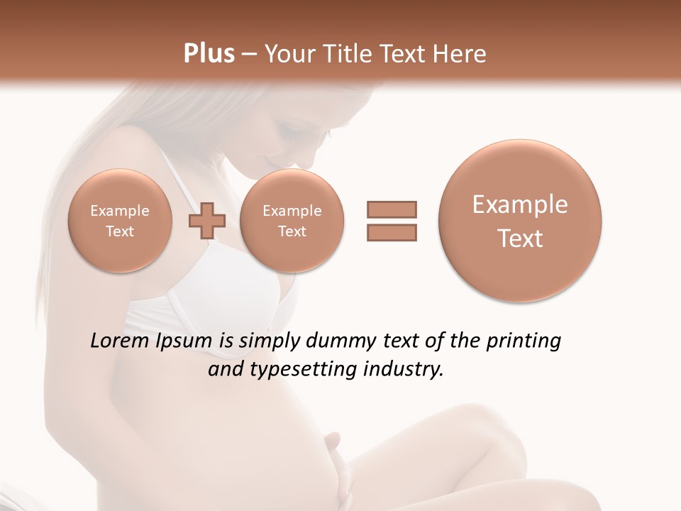 Isolated Awaiting Mother PowerPoint Template