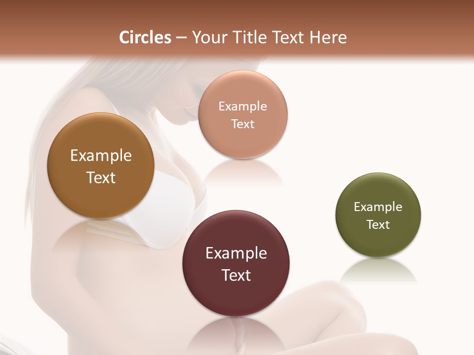 Isolated Awaiting Mother PowerPoint Template