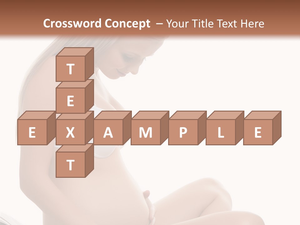 Isolated Awaiting Mother PowerPoint Template