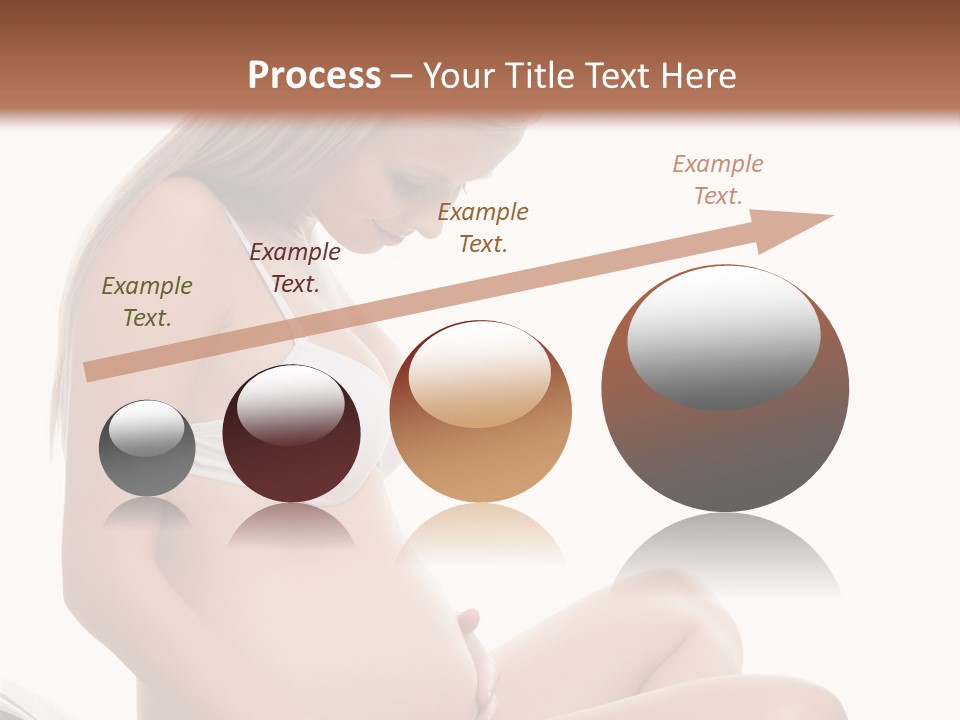 Isolated Awaiting Mother PowerPoint Template