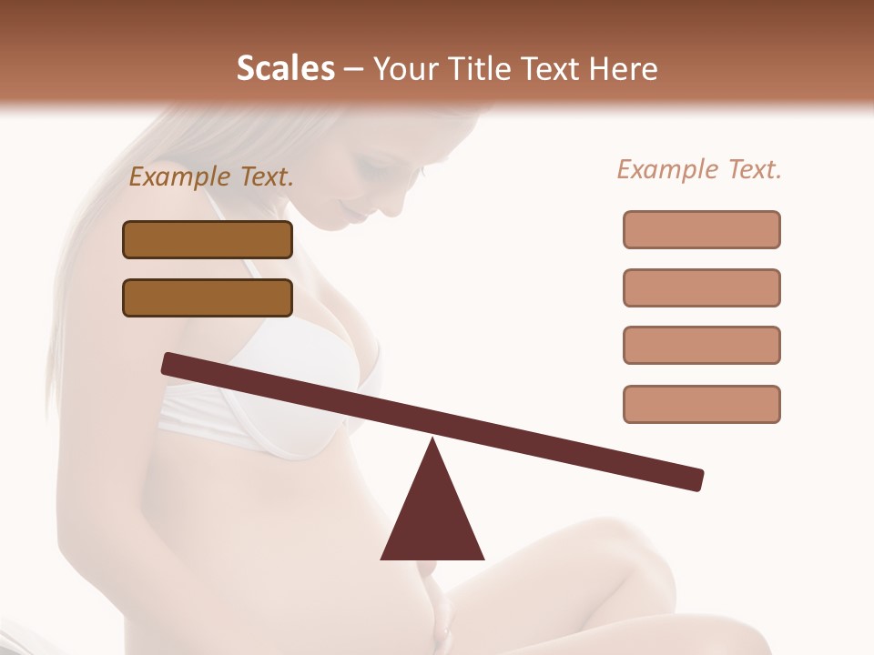 Isolated Awaiting Mother PowerPoint Template