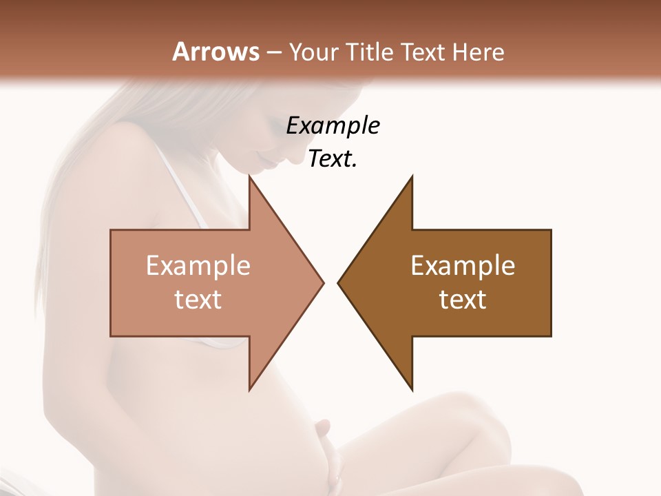 Isolated Awaiting Mother PowerPoint Template