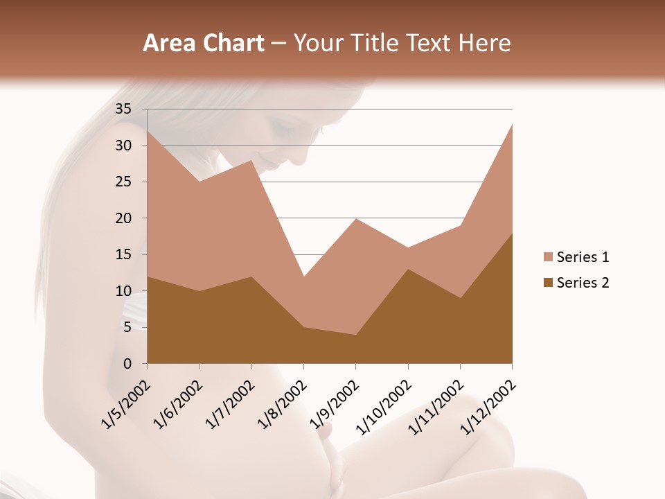 Isolated Awaiting Mother PowerPoint Template