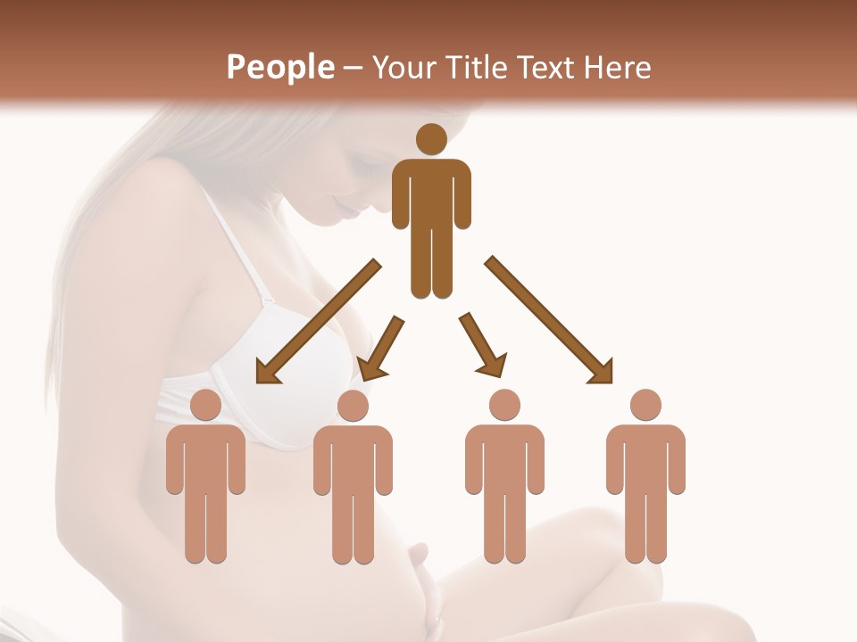 Isolated Awaiting Mother PowerPoint Template