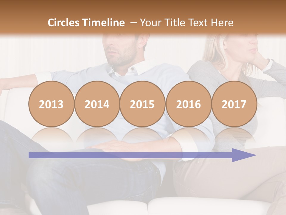 Trouble Home Anger PowerPoint Template