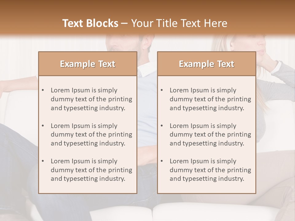 Trouble Home Anger PowerPoint Template