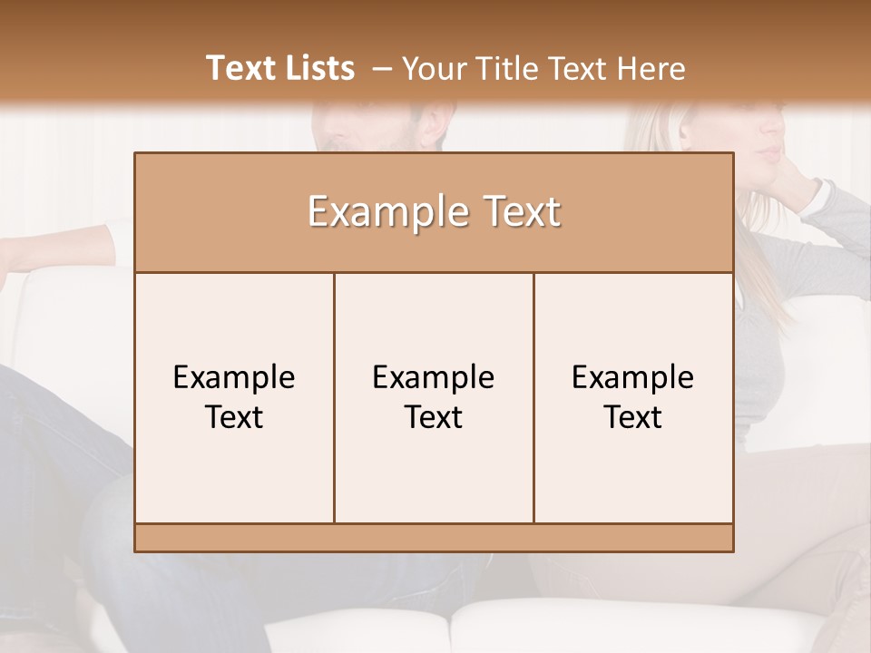 Trouble Home Anger PowerPoint Template