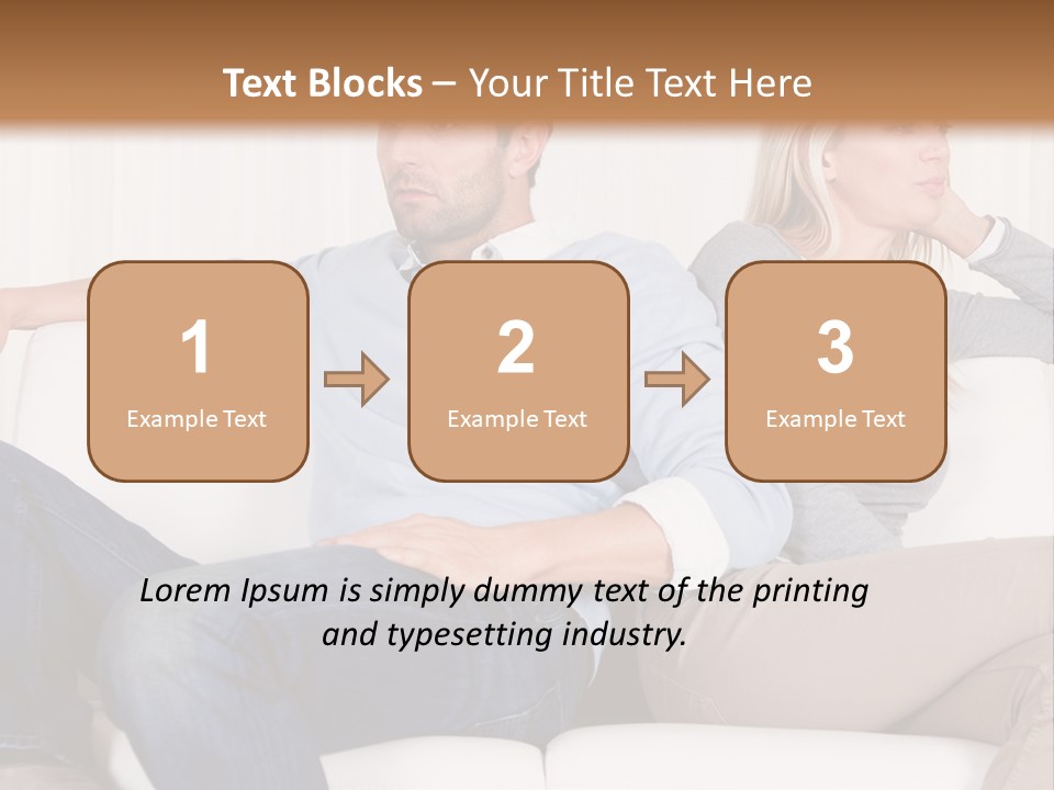 Trouble Home Anger PowerPoint Template