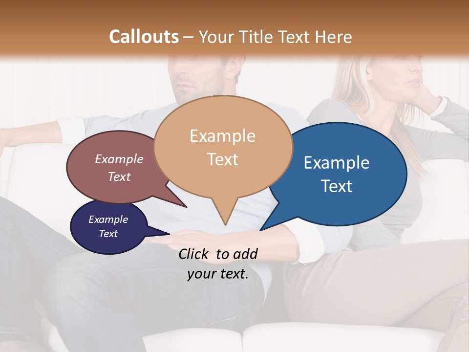 Trouble Home Anger PowerPoint Template