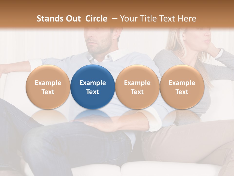 Trouble Home Anger PowerPoint Template