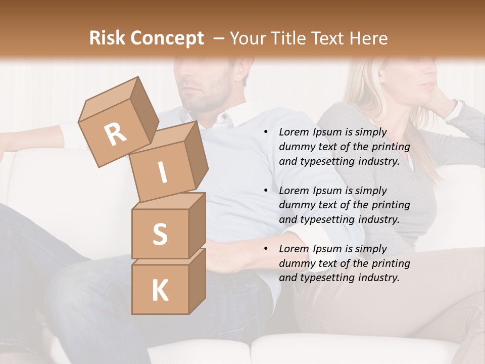 Trouble Home Anger PowerPoint Template