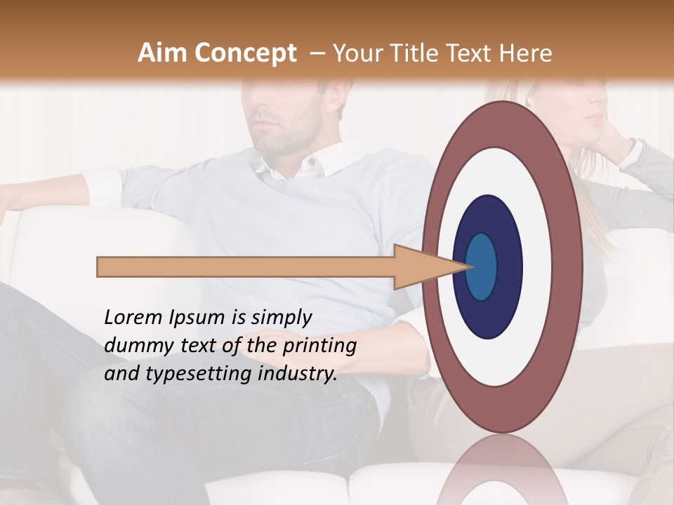 Trouble Home Anger PowerPoint Template