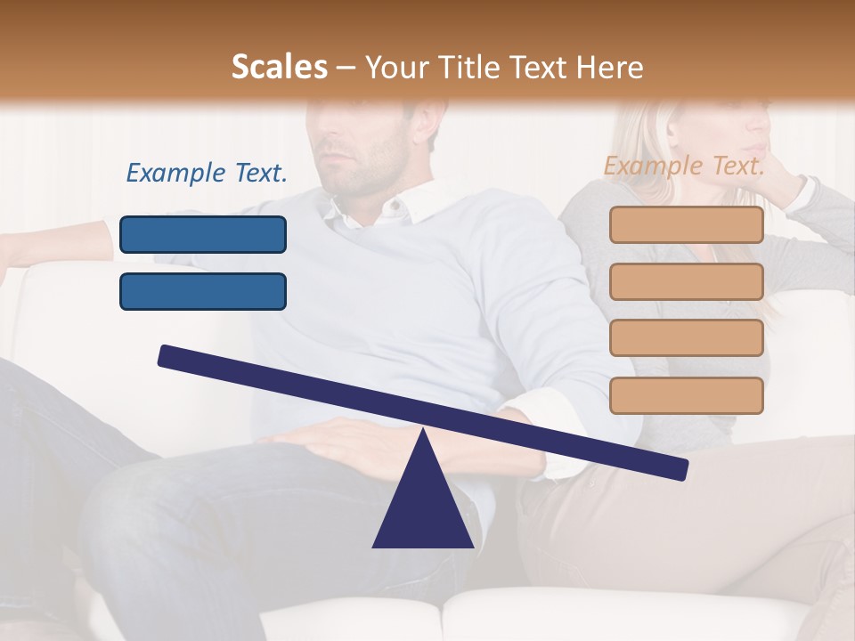Trouble Home Anger PowerPoint Template