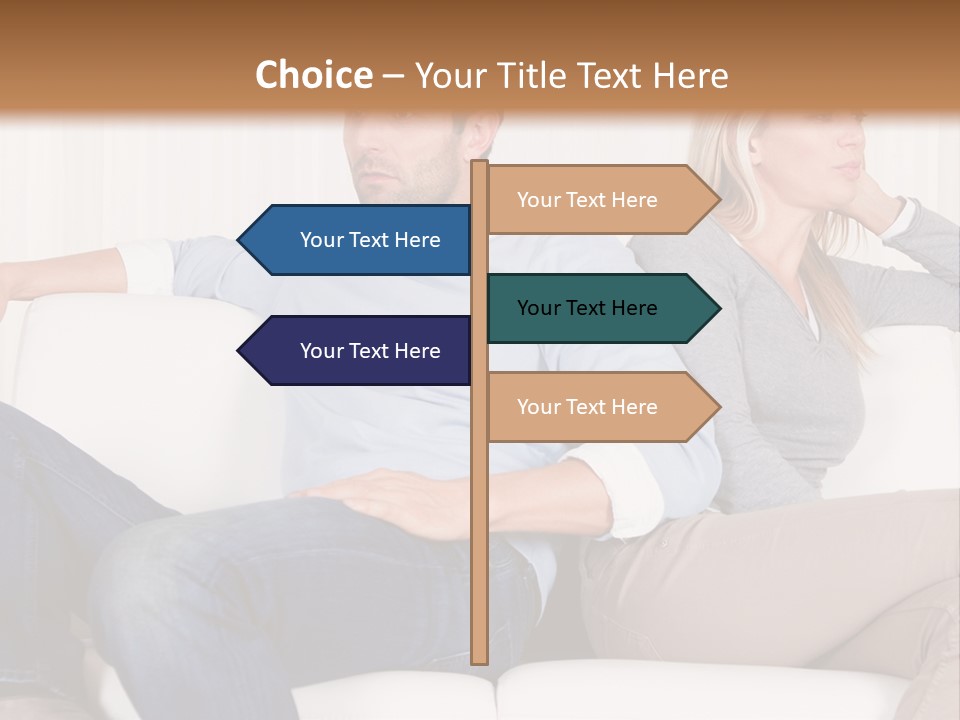 Trouble Home Anger PowerPoint Template