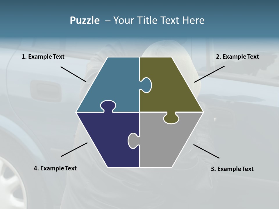Convict Criminal Auto PowerPoint Template
