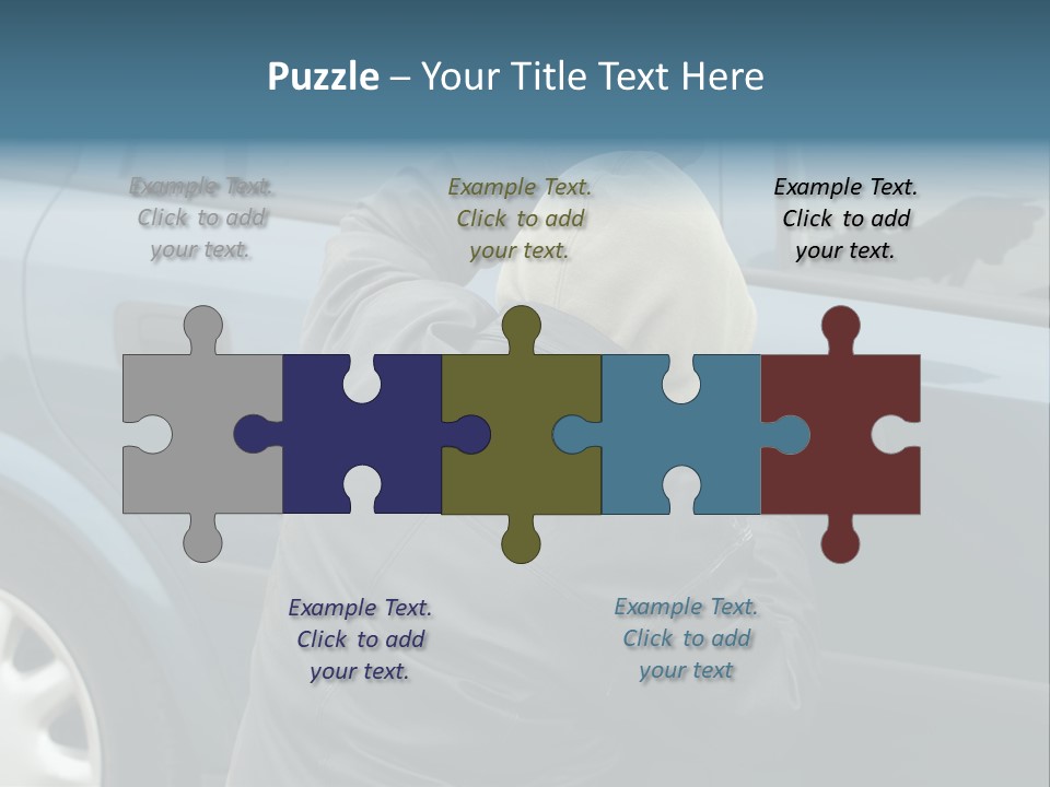 Convict Criminal Auto PowerPoint Template