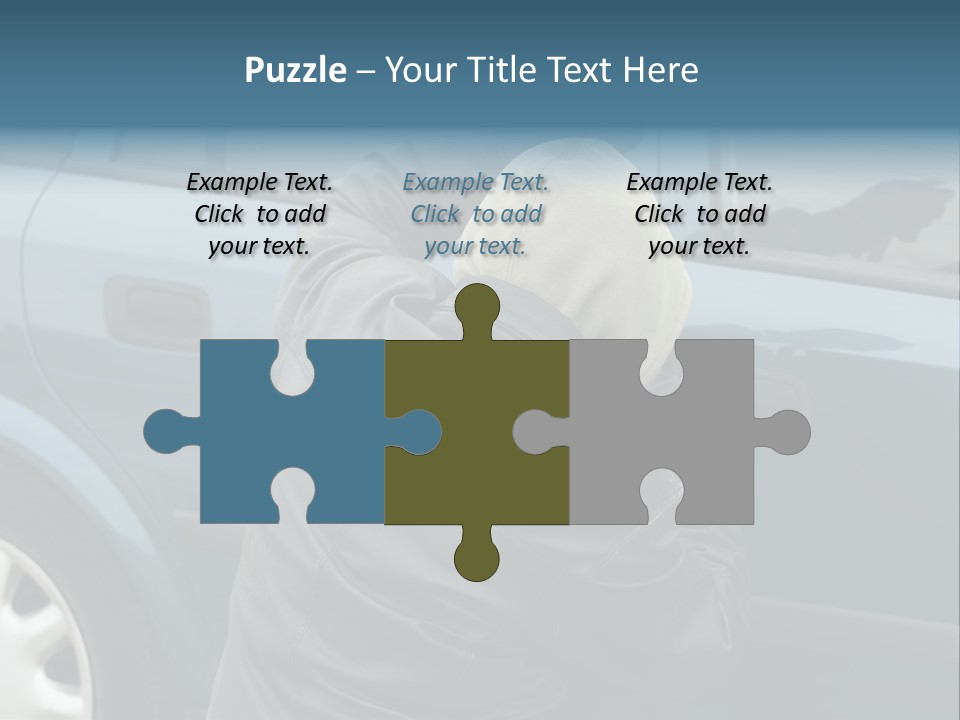 Convict Criminal Auto PowerPoint Template