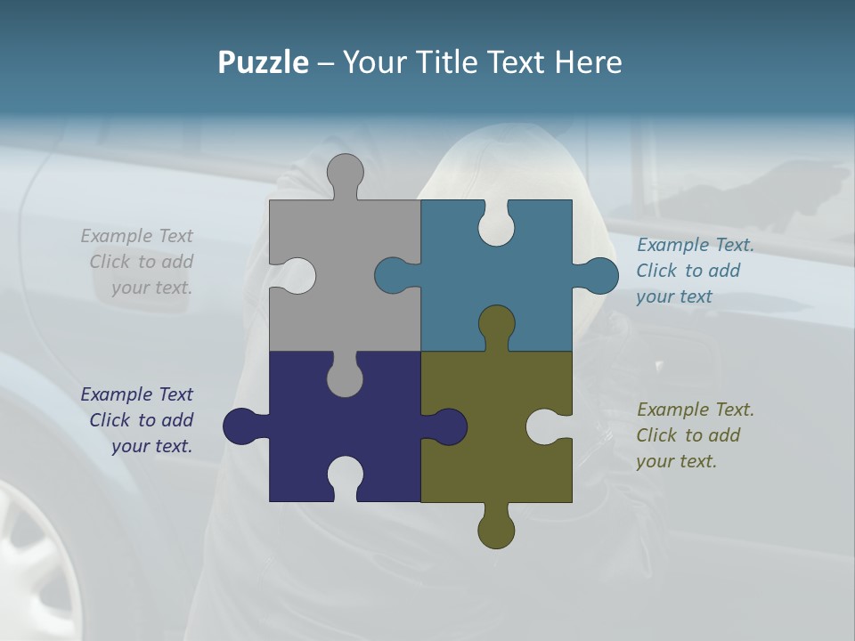 Convict Criminal Auto PowerPoint Template