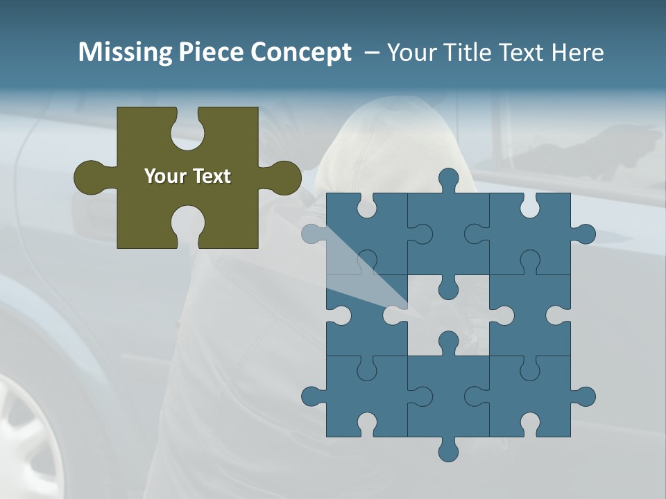 Convict Criminal Auto PowerPoint Template