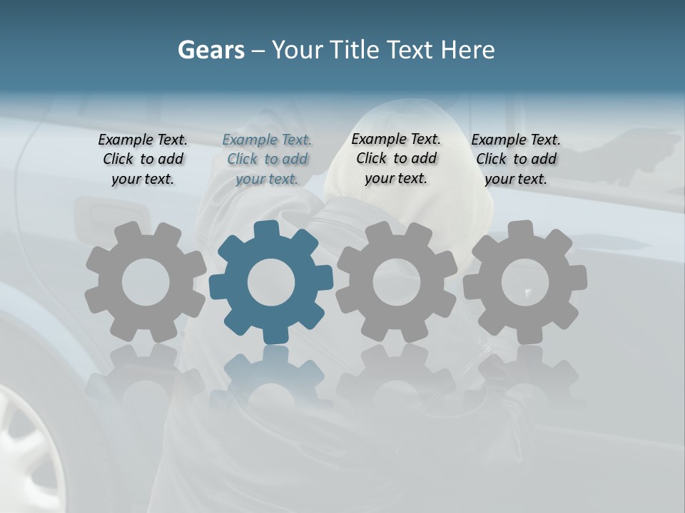 Convict Criminal Auto PowerPoint Template