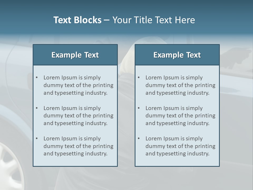 Convict Criminal Auto PowerPoint Template