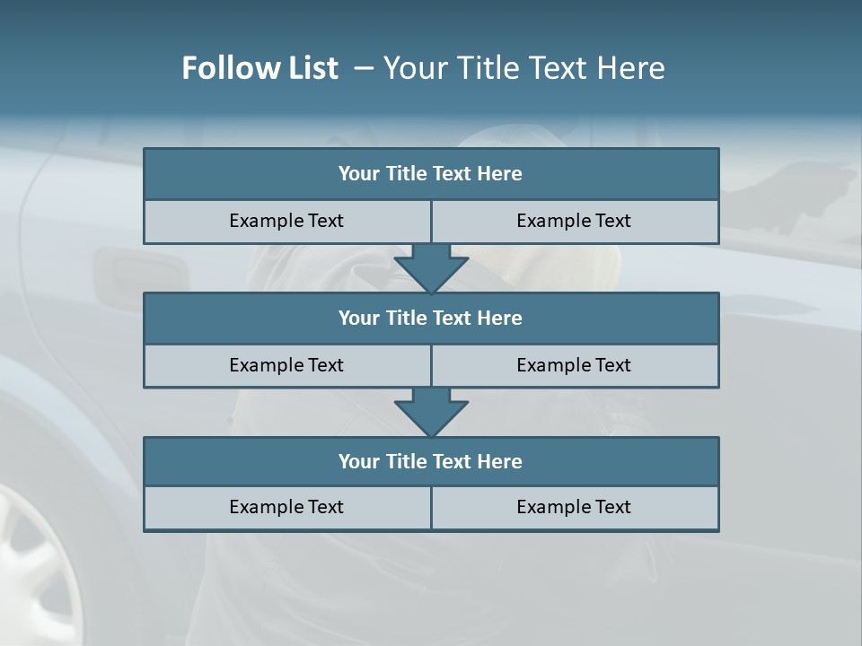 Convict Criminal Auto PowerPoint Template