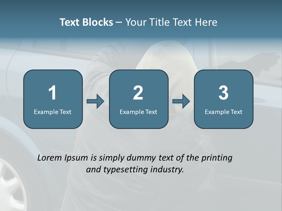Convict Criminal Auto PowerPoint Template