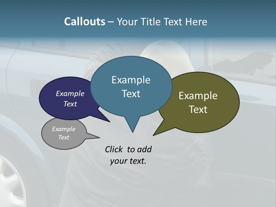 Convict Criminal Auto PowerPoint Template
