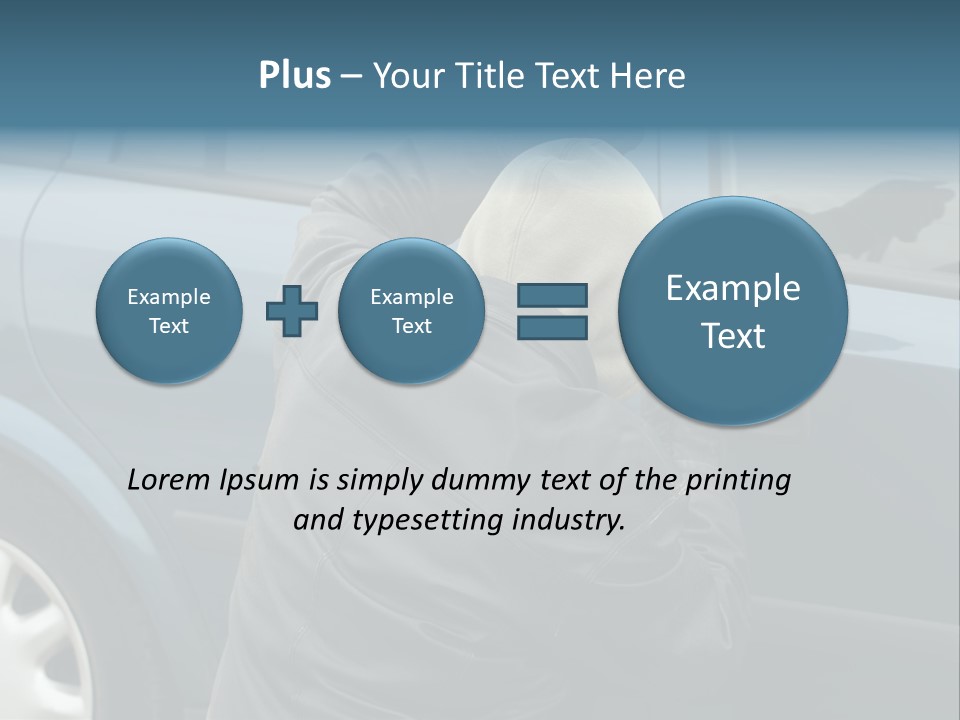 Convict Criminal Auto PowerPoint Template