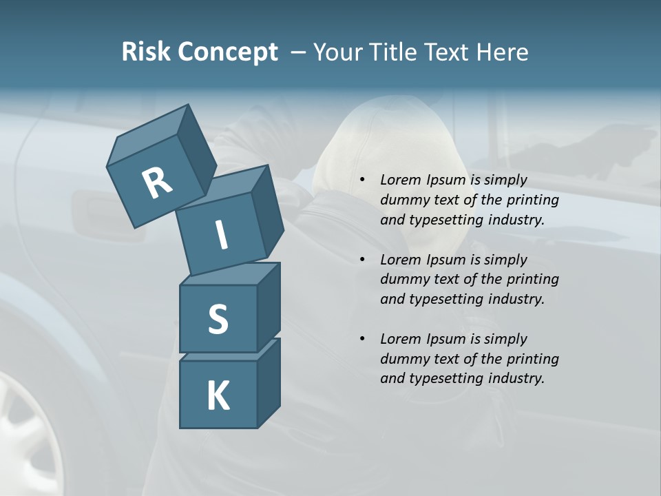 Convict Criminal Auto PowerPoint Template