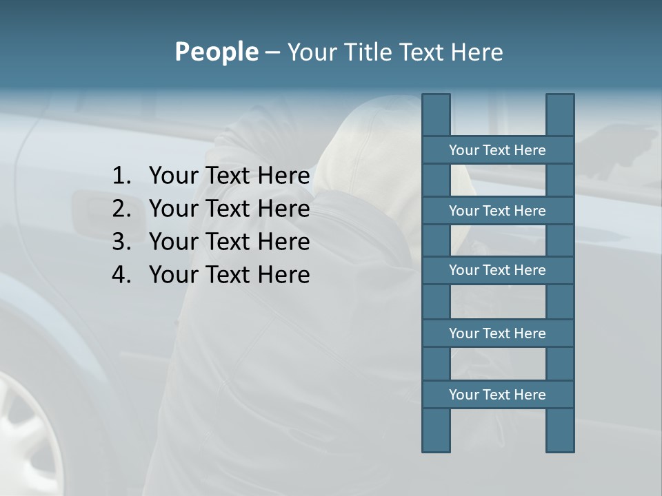 Convict Criminal Auto PowerPoint Template