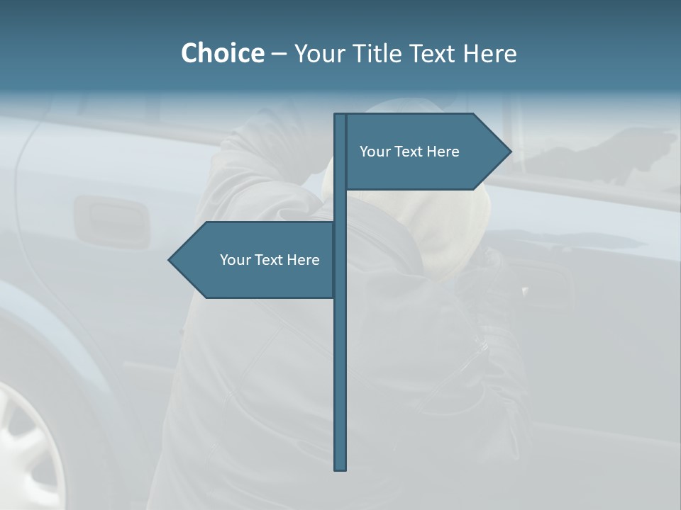 Convict Criminal Auto PowerPoint Template