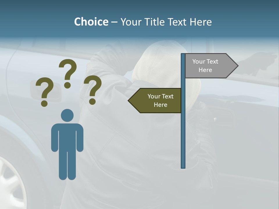 Convict Criminal Auto PowerPoint Template