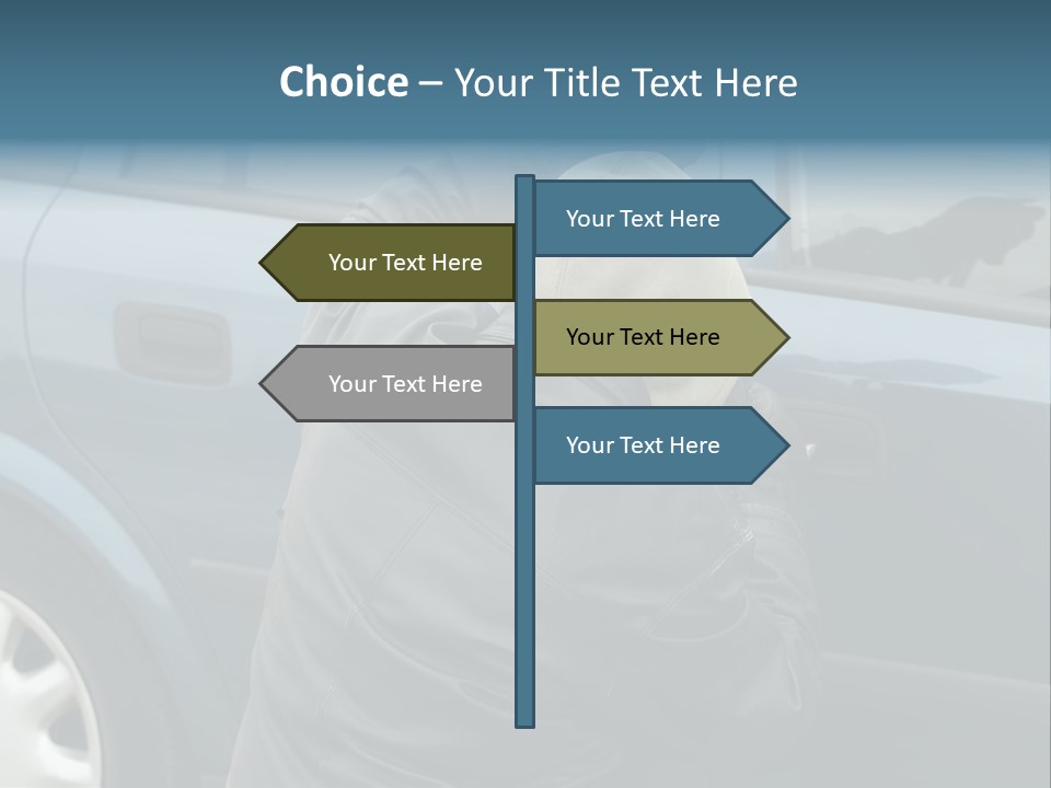 Convict Criminal Auto PowerPoint Template
